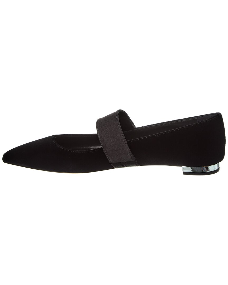 Aquazzura Macron Velvet & Satin Flat