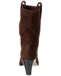 Aquazzura Boogie Cowboy 70 Suede Bootie