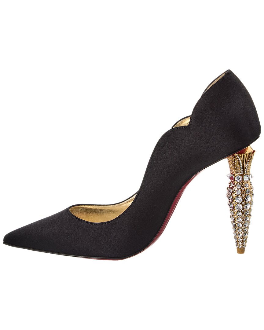 Christian Louboutin Christian Louboutin Lipstrass 100 Satin Pump