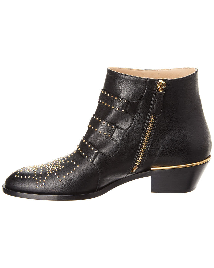Chloé Chloé Susanna Studded Leather Bootie