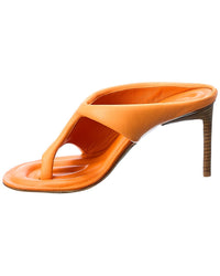 Jacquemus Les Mules Limone Leather Sandal