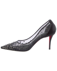 Christian Louboutin Christian Louboutin Miss Z Degrastrass Perla 76 Mesh & Leather Pump