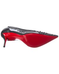 Christian Louboutin Christian Louboutin Miss Z Degrastrass Perla 76 Mesh & Leather Pump