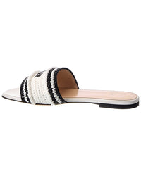 Dior Dior Woven Raffia Sandal