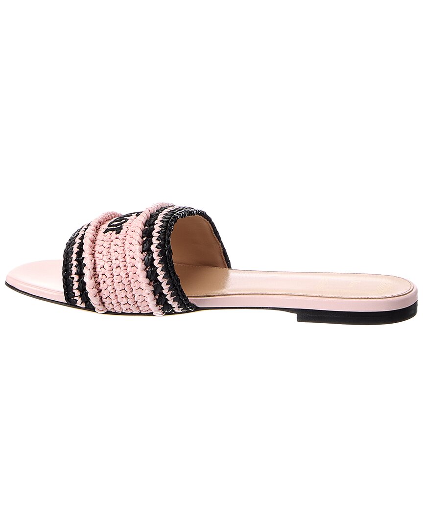 Dior Dior Woven Raffia Sandal