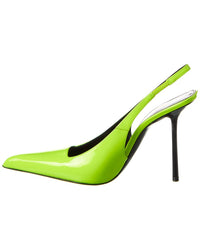 Saint Laurent Kiss 105 Leather Slingback Pump