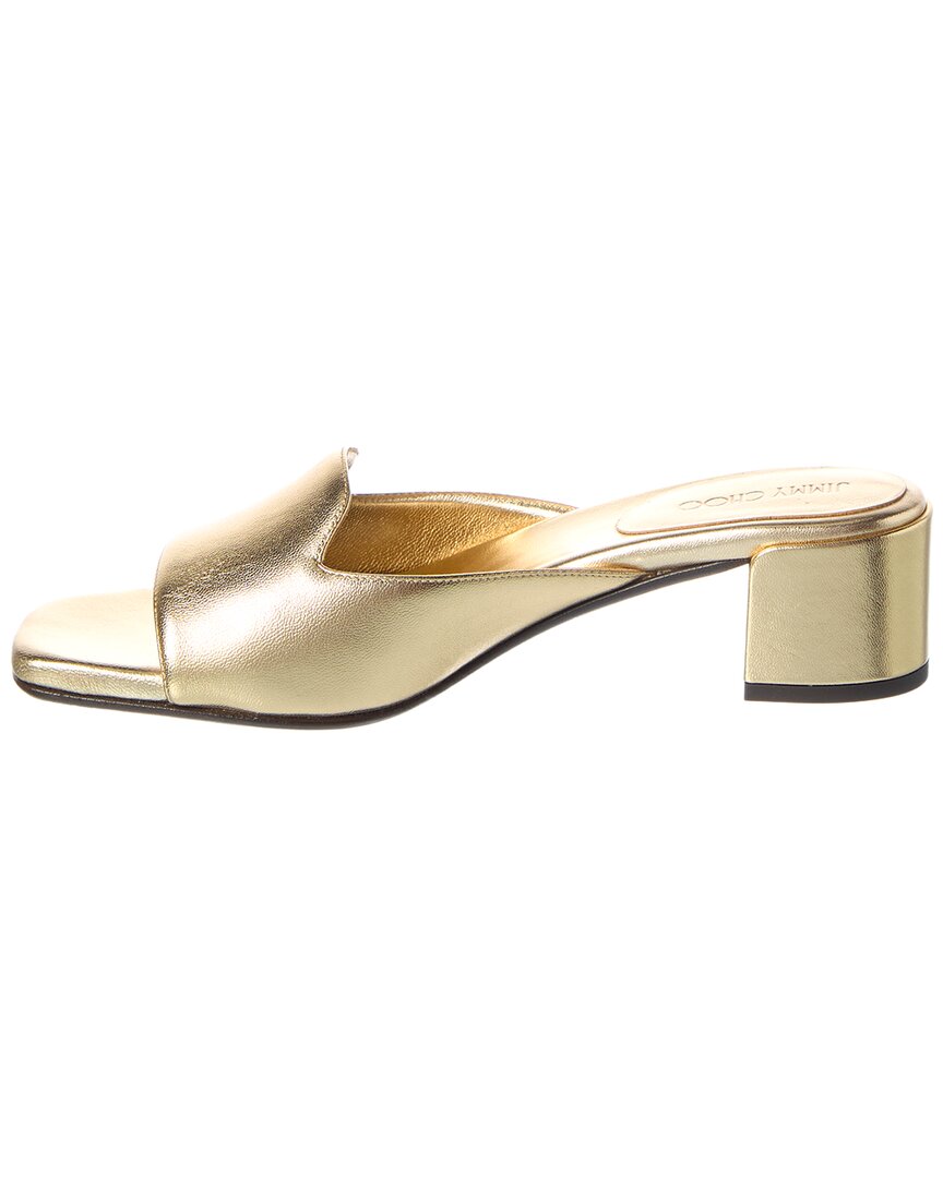 Jimmy Choo Dina 45 Leather Sandal