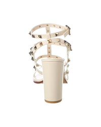Valentino Rockstud Caged 90 Leather Ankle Strap Sandal