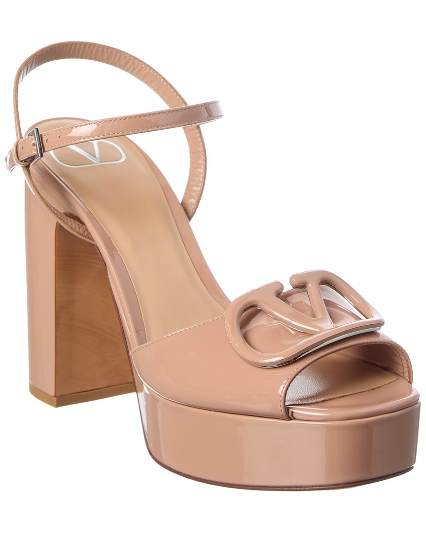 Valentino Vlogo Signature 115 Patent Platform Sandal