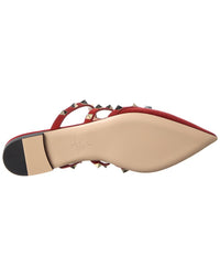 Valentino Valentino Rockstud Caged Suede Mule
