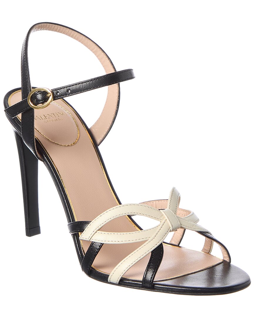 Valentino Vlogo 100 Leather Sandal