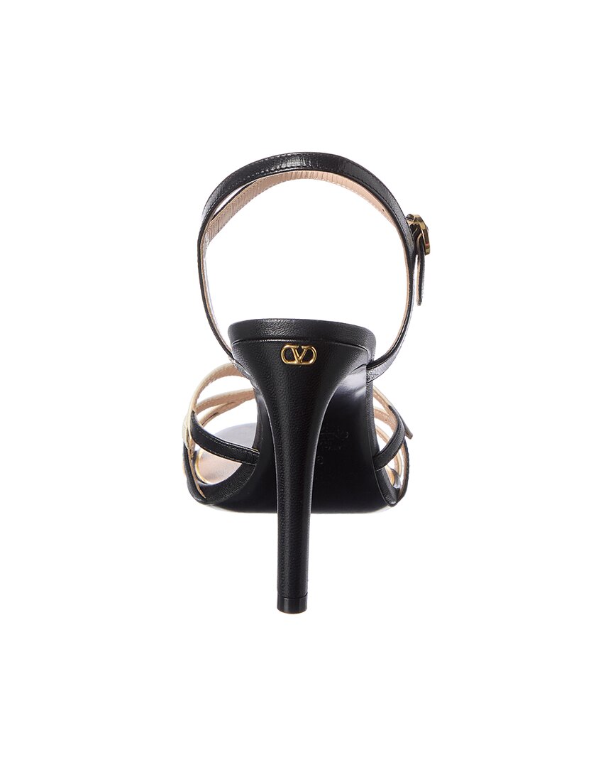 Valentino Vlogo 100 Leather Sandal