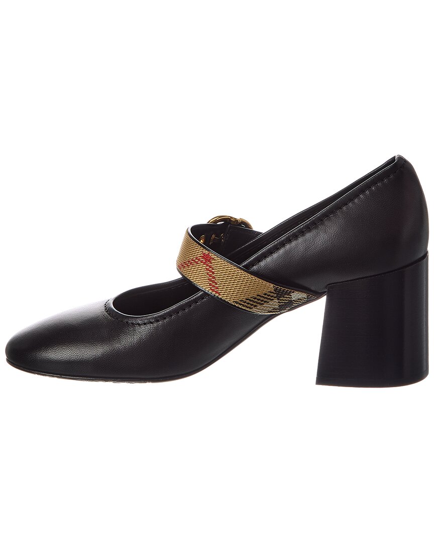 Burberry Burberry Check Robin Leather Pump