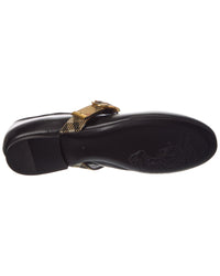 Burberry Burberry Check Robin Leather Ballerina Flat