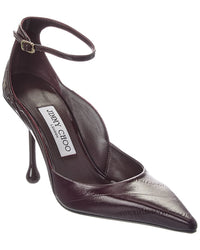 Jimmy Choo Quinci 95 Leather Pump