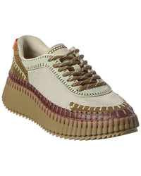 Chloé Chloé Nama Canvas & Suede Sneaker