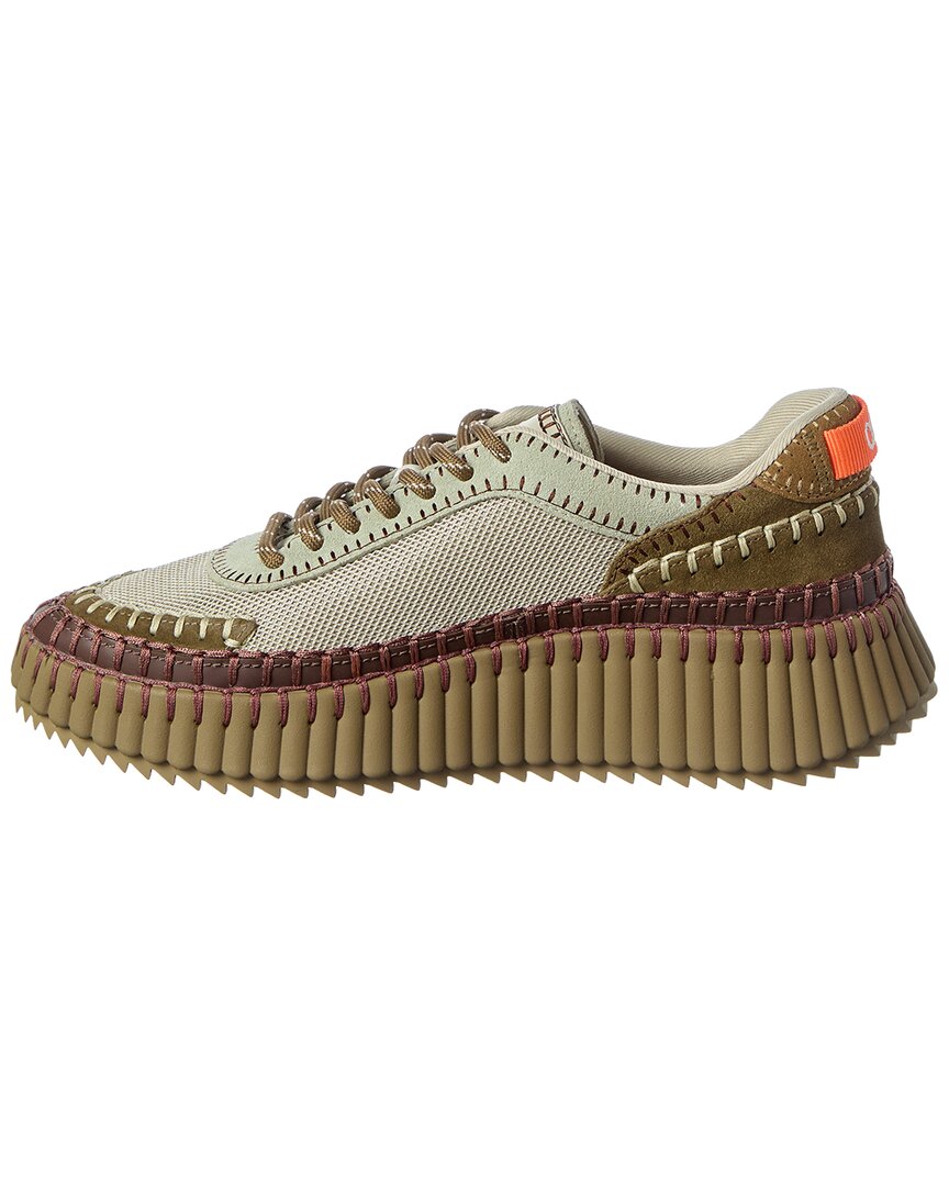 Chloé Chloé Nama Canvas & Suede Sneaker