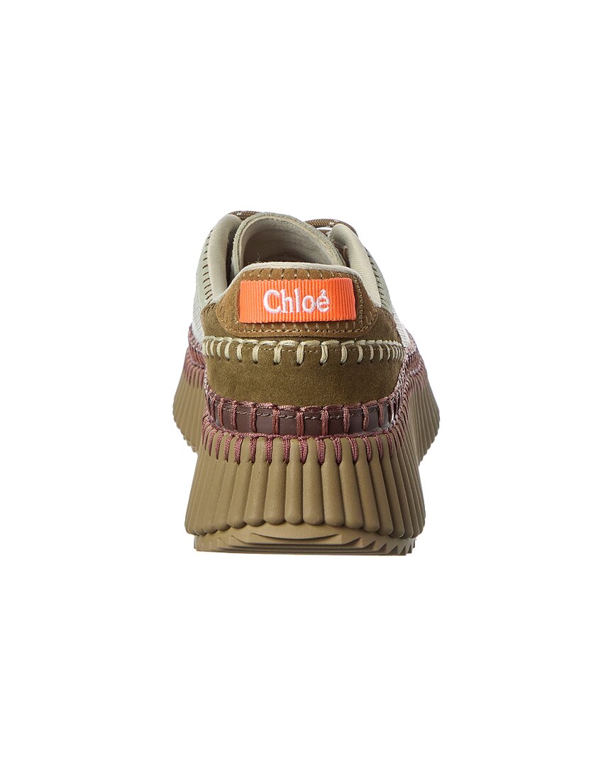Chloé Chloé Nama Canvas & Suede Sneaker