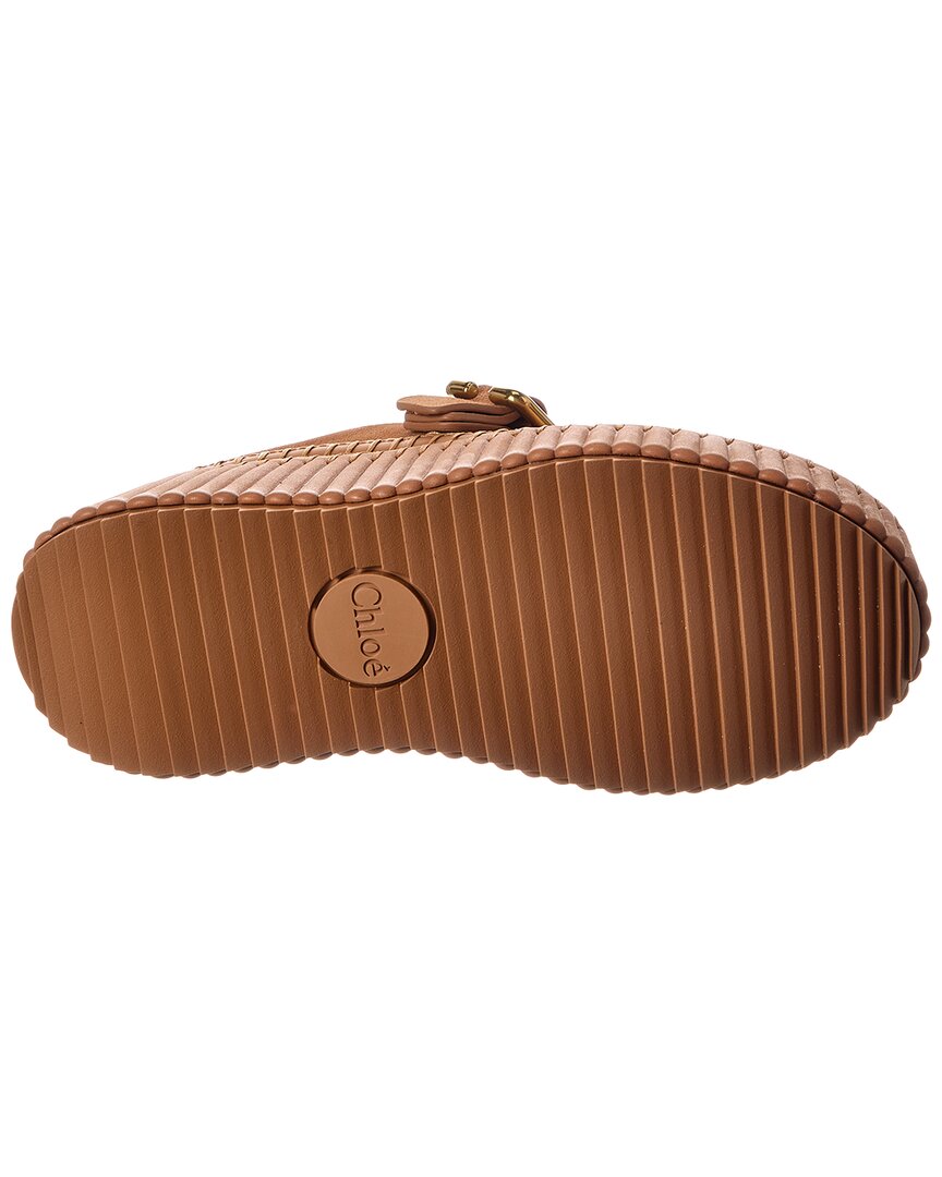 Chloé Chloé Nama Suede Wedge Mule
