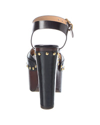 Chloé Chloé Meret Leather Platform Clog