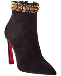 Christian Louboutin Christian Louboutin Astrospikes 100 Suede Bootie