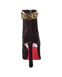 Christian Louboutin Christian Louboutin Astrospikes 100 Suede Bootie