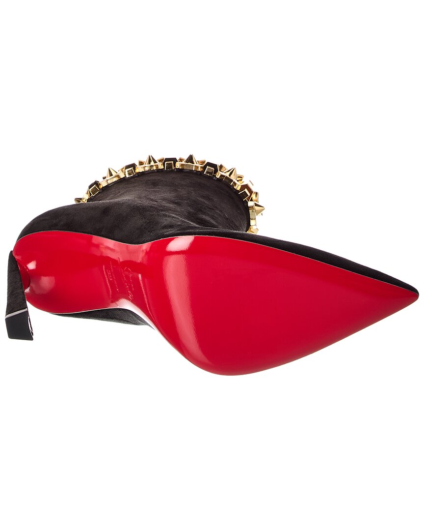 Christian Louboutin Christian Louboutin Astrospikes 100 Suede Bootie