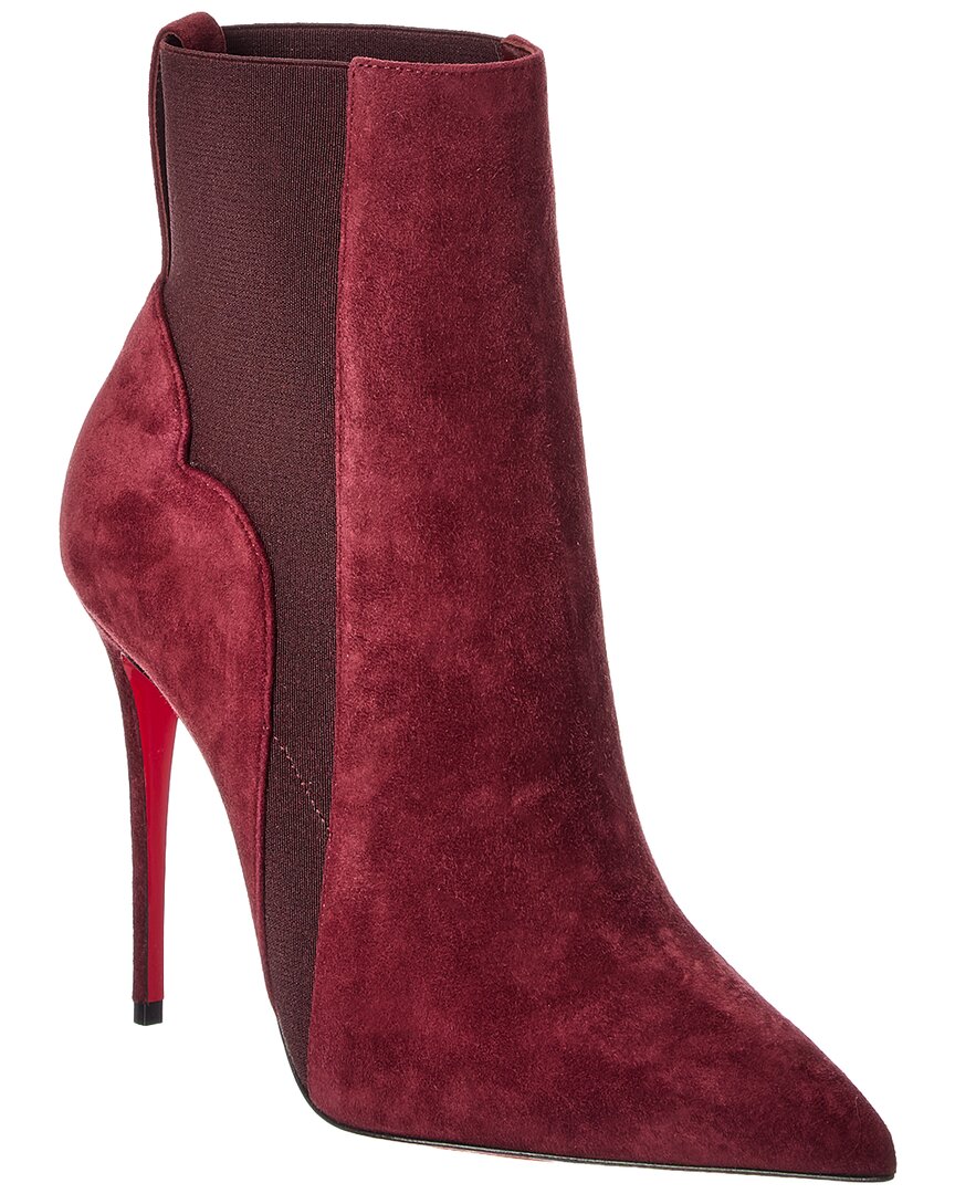 Christian Louboutin Christian Louboutin Chelsea Chick 100 Suede Bootie