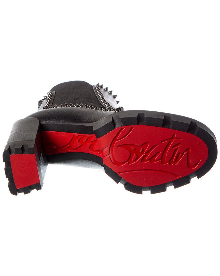 Christian Louboutin Christian Louboutin Out Line Spike Lug 100 Leather Boot