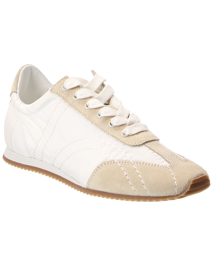 TOTEME Toteme Flex Suede & Canvas Sneaker