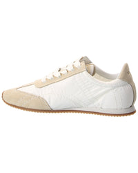 TOTEME Toteme Flex Suede & Canvas Sneaker