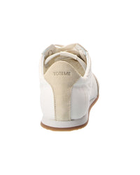 TOTEME Toteme Flex Suede & Canvas Sneaker