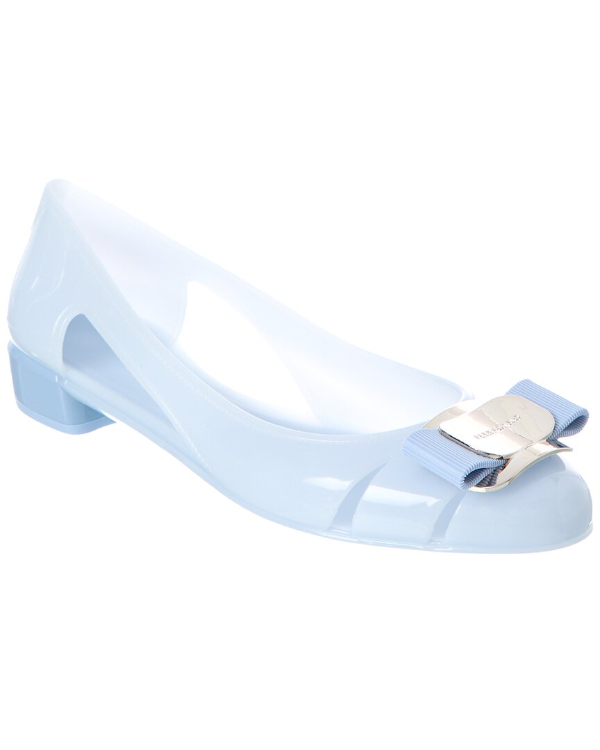 Ferragamo Ferragamo New Vara Jelly Ballet Flat