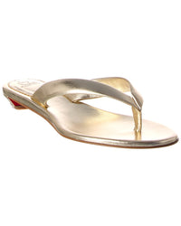 Christian Louboutin Christian Louboutin Miss Z Leather Thong Sandal