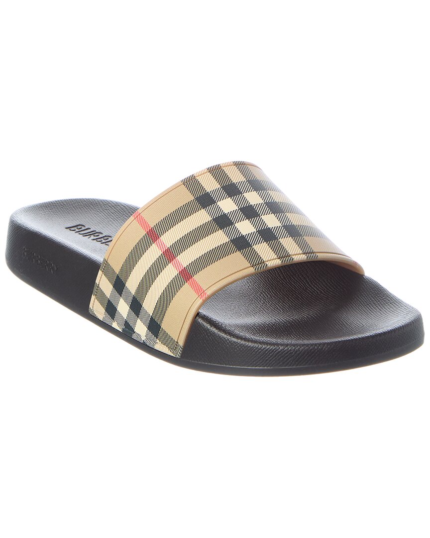 Burberry Burberry Rubber Check Slide