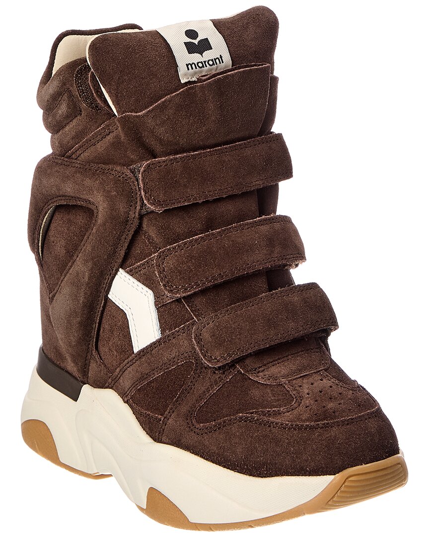 Isabel Marant Isabel Marant Balskee Suede High-Top Sneaker