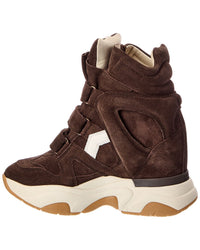Isabel Marant Isabel Marant Balskee Suede High-Top Sneaker