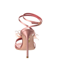 Aquazzura Reve 105 Satin Sandal