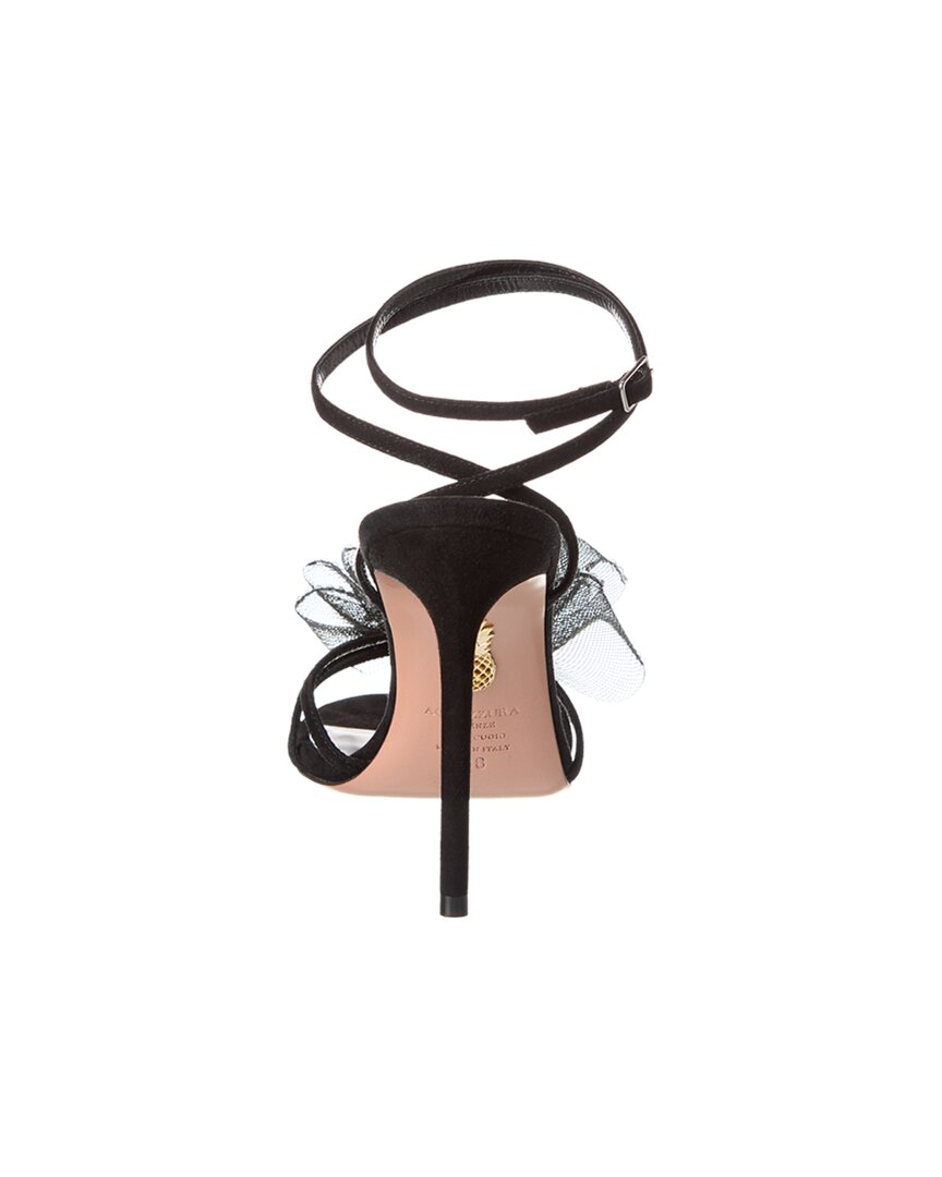 Aquazzura Reve 105 Suede Sandal