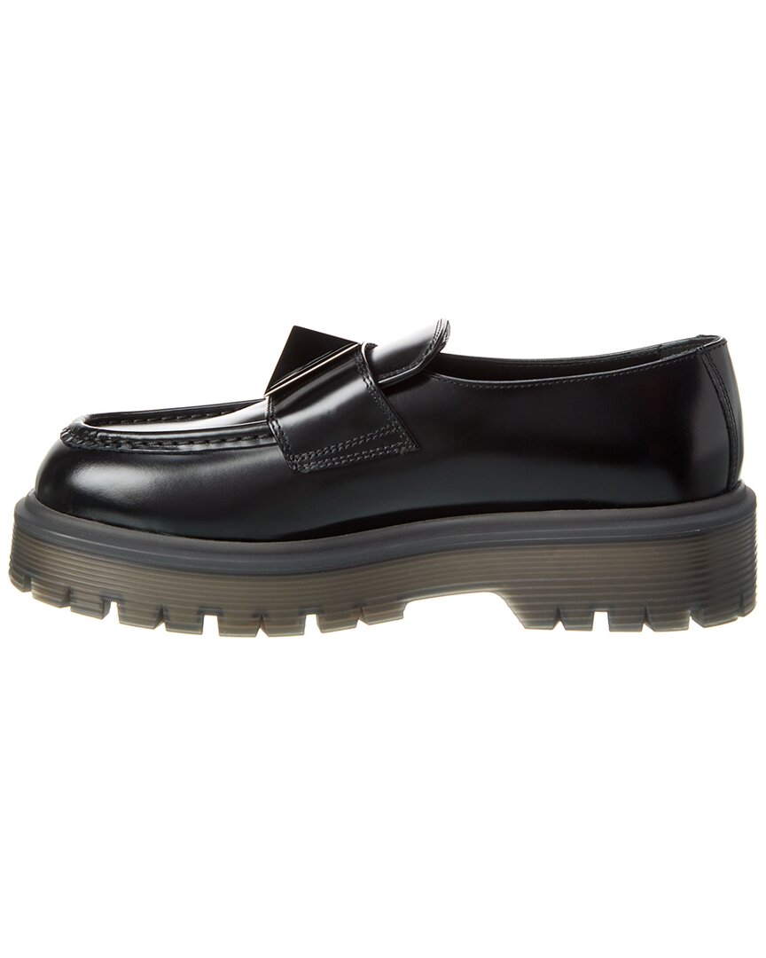 Valentino One Stud 45 Leather Loafer