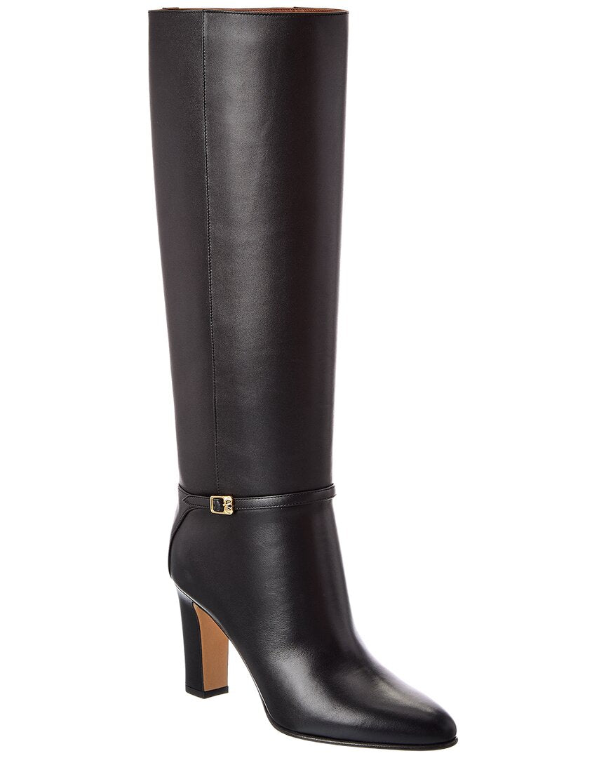 Valentino Valentino Pattie 90 Leather Knee-High Boot