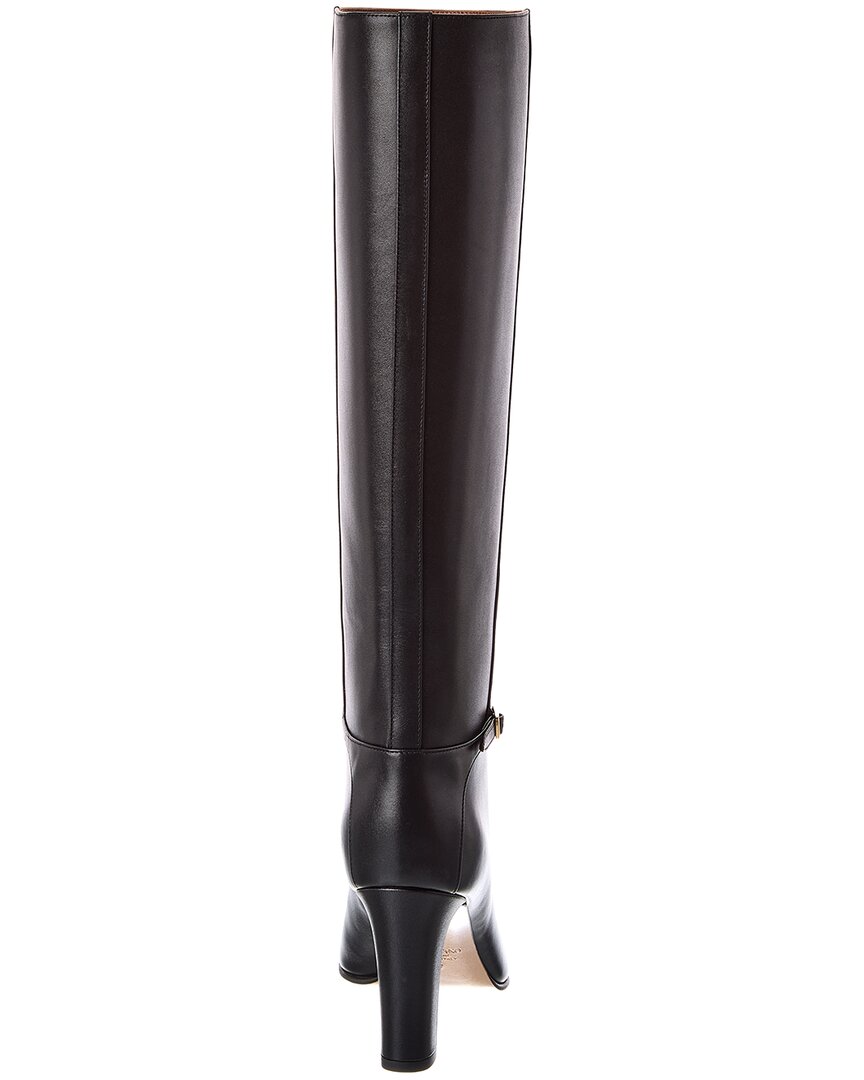 Valentino Valentino Pattie 90 Leather Knee-High Boot