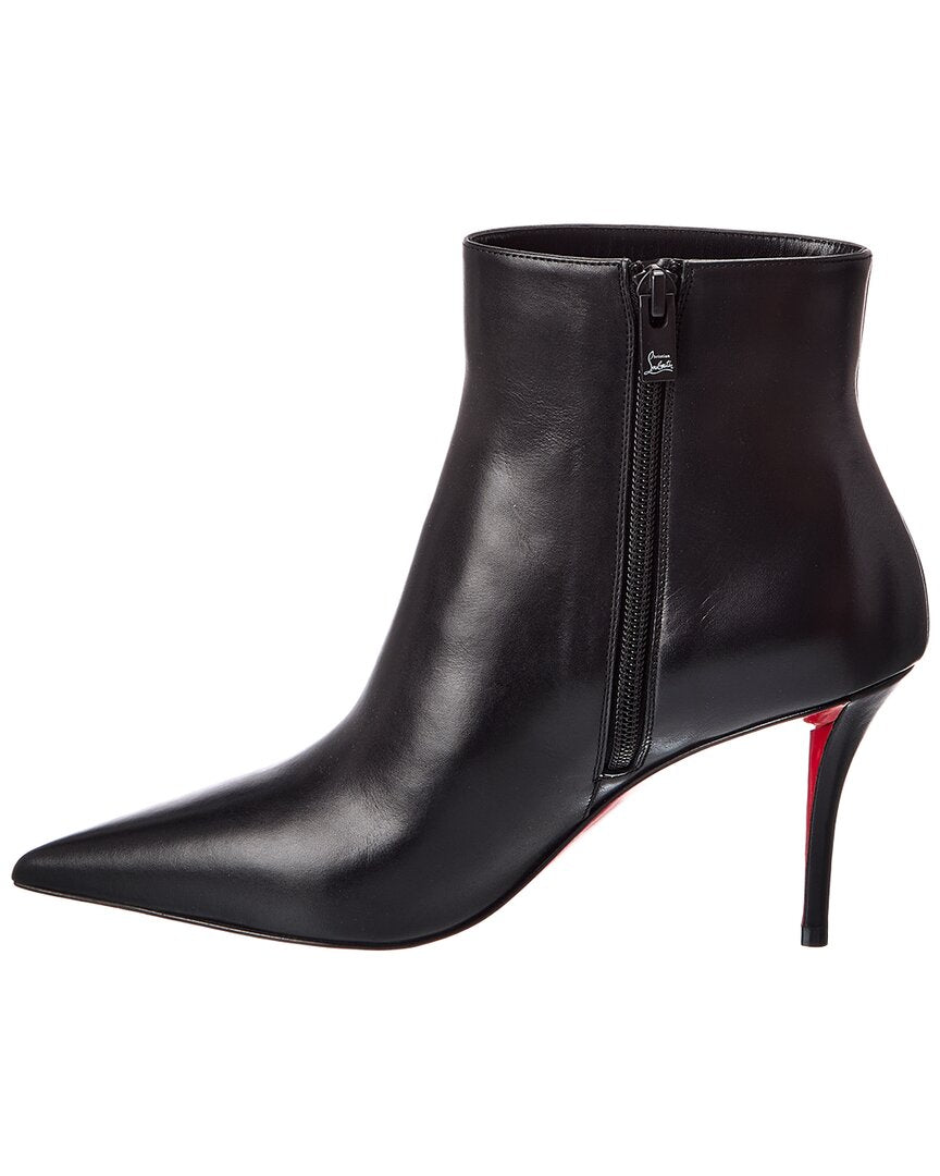 Christian Louboutin Christian Louboutin Miss Z 90 Leather Bootie