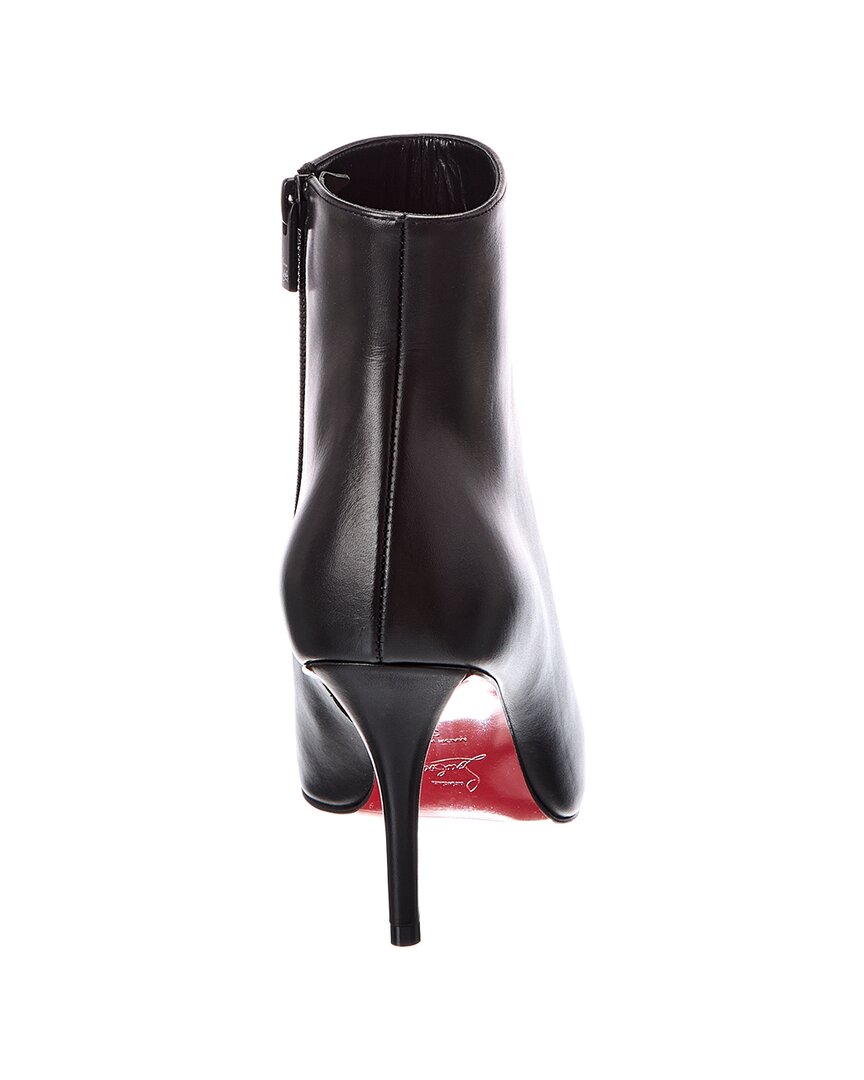 Christian Louboutin Christian Louboutin Miss Z 90 Leather Bootie