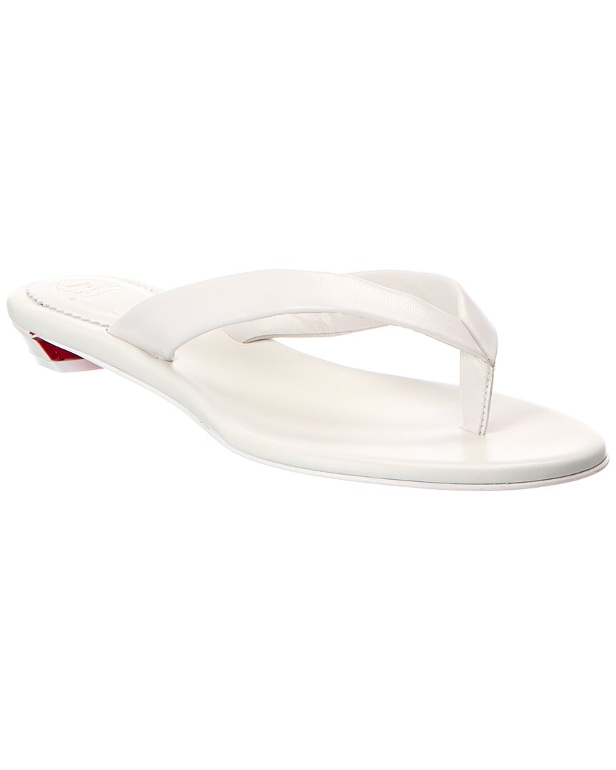 Christian Louboutin Christian Louboutin Miss Z Leather Thong Sandal