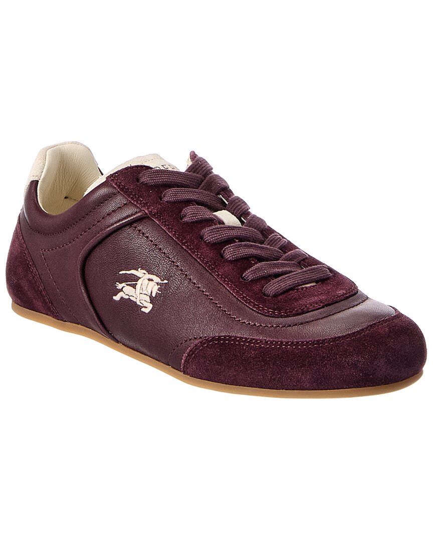 Burberry Burberry Knight Runner Leather & Suede Sneaker