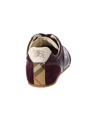 Burberry Burberry Knight Runner Leather & Suede Sneaker