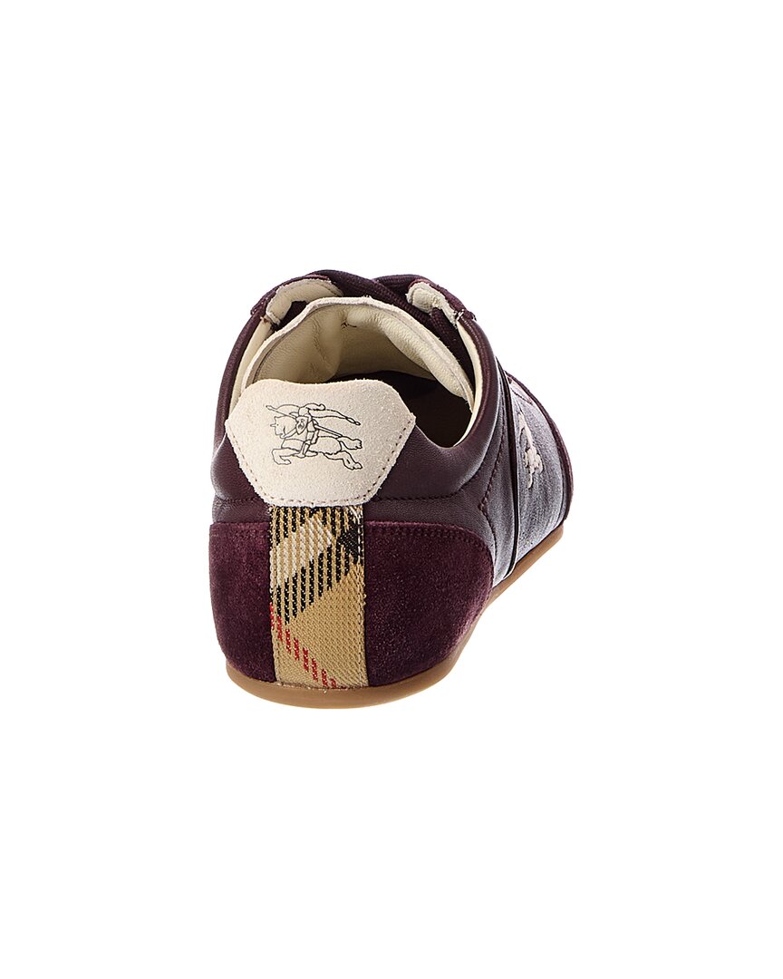 Burberry Burberry Knight Runner Leather & Suede Sneaker