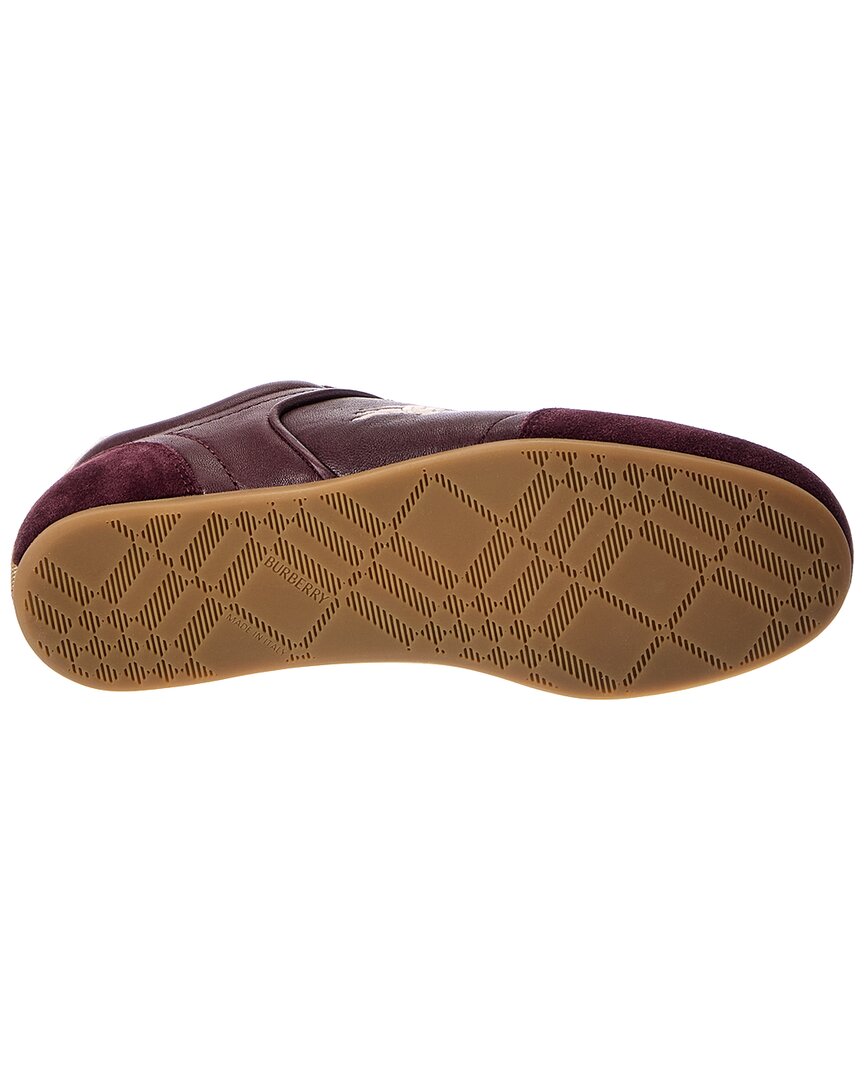 Burberry Burberry Knight Runner Leather & Suede Sneaker