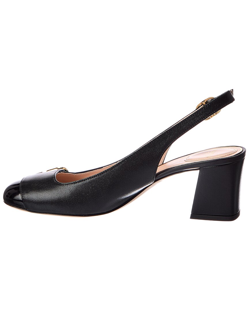 Valentino Valentino Vlogo 60 Leather Slingback Pump